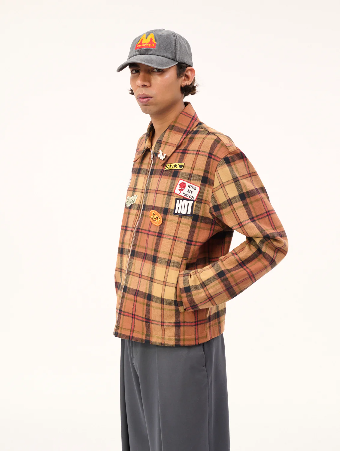 Carne Bollente Kiss My Patch Jacket - Tartan - Image 2