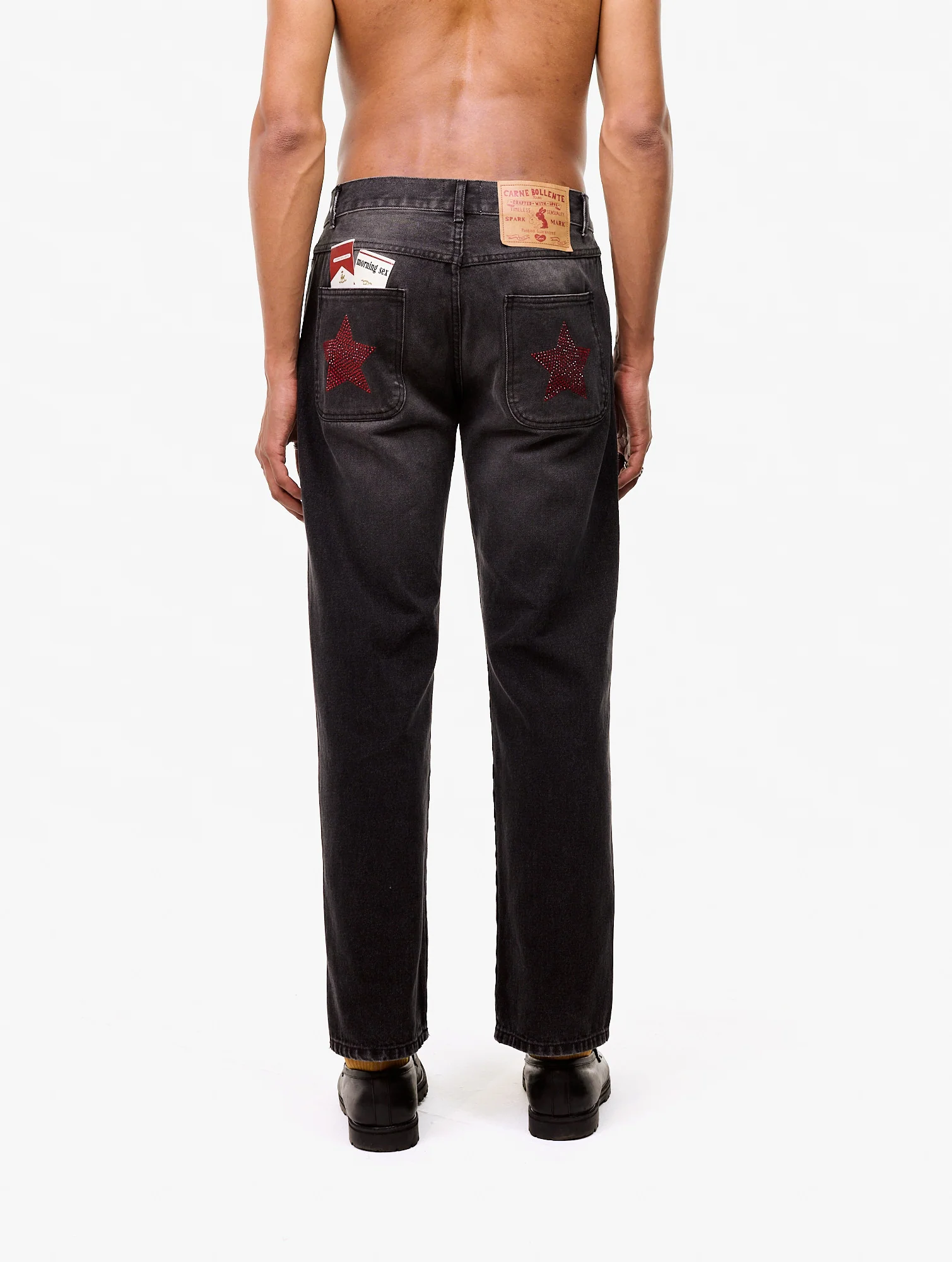 Carne Bollente Lucky Stars Lucky Strikes Jeans - Black - Image 3