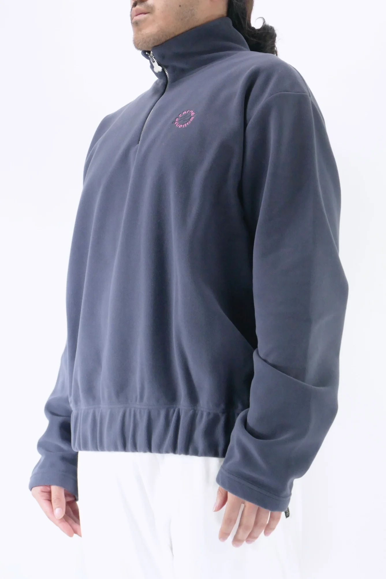 Carne Bollente Sex + Love Zip Up Sweater - Navy - Image 2