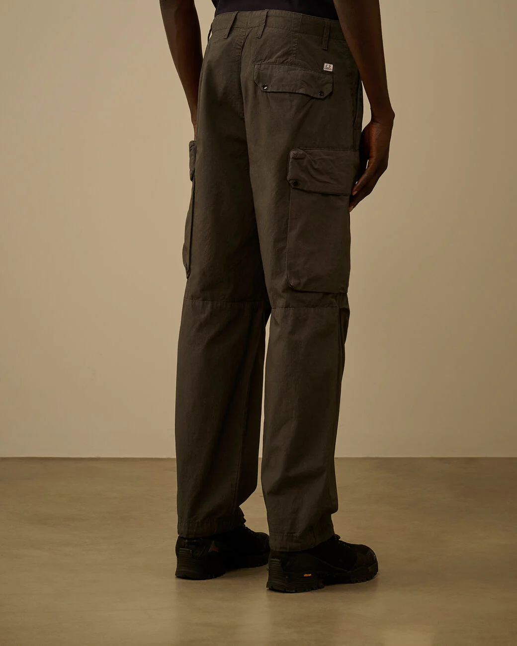C.P. Company 128A Boxy Cargo Pants - Gunmetal - Image 2