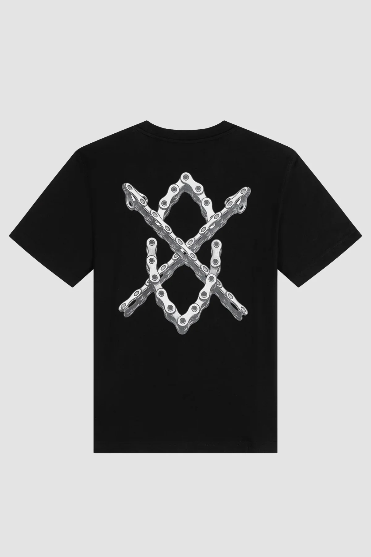 Daily Paper Chain Shield Tee - Black