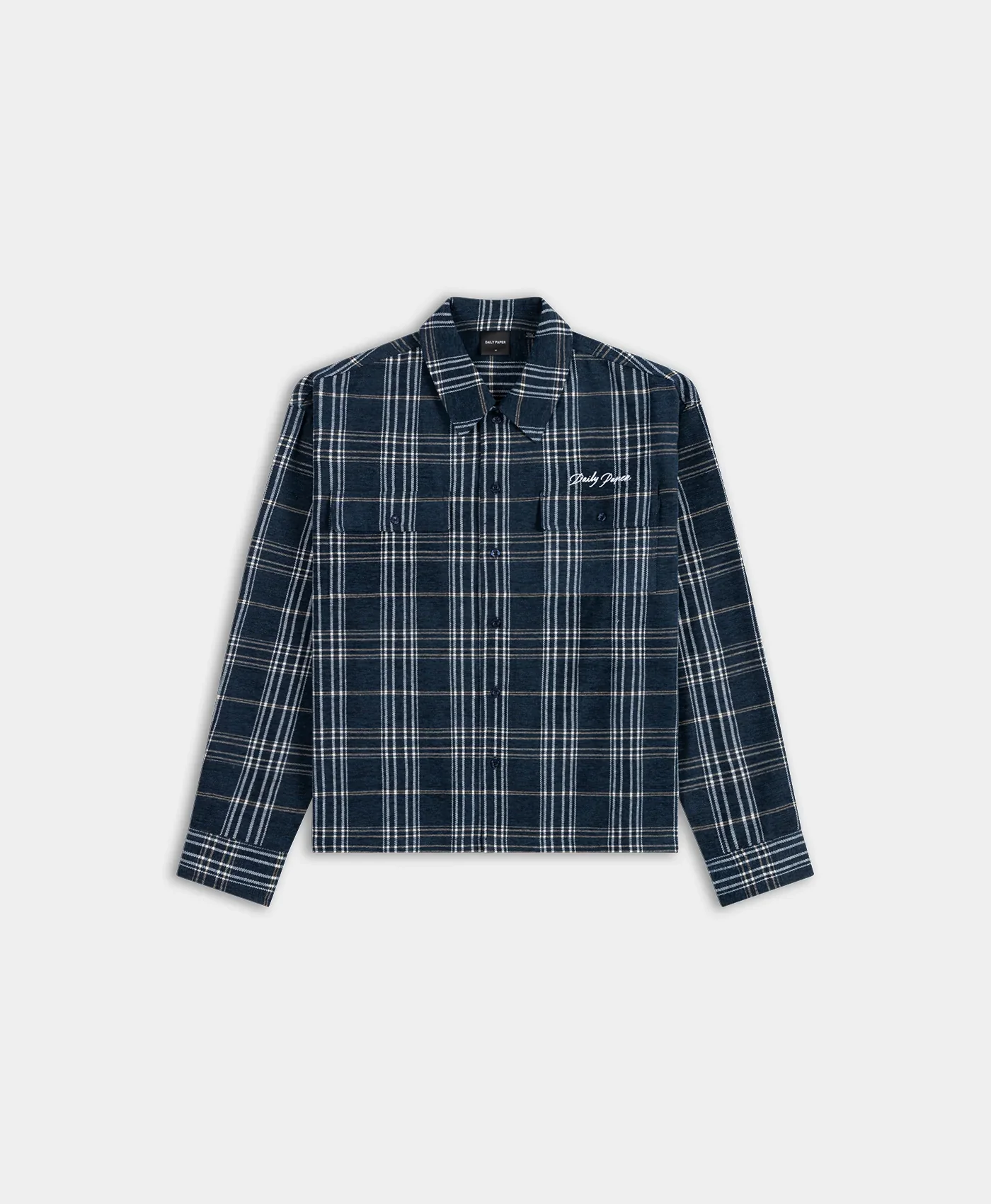 Daily Paper Chenille Script Shirt - Blue - Image 2