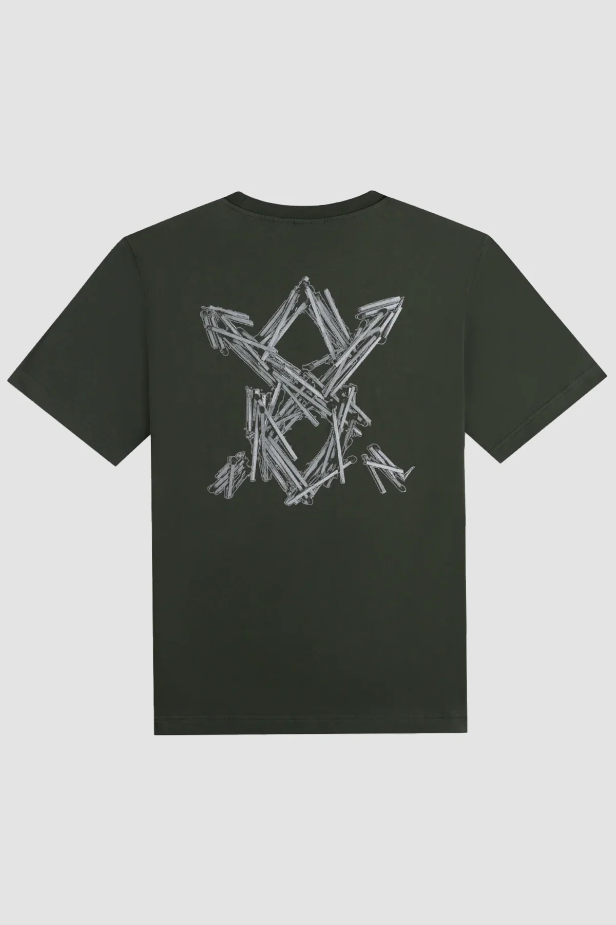 Daily Paper Matchstick Shield Tee- Rosin Green