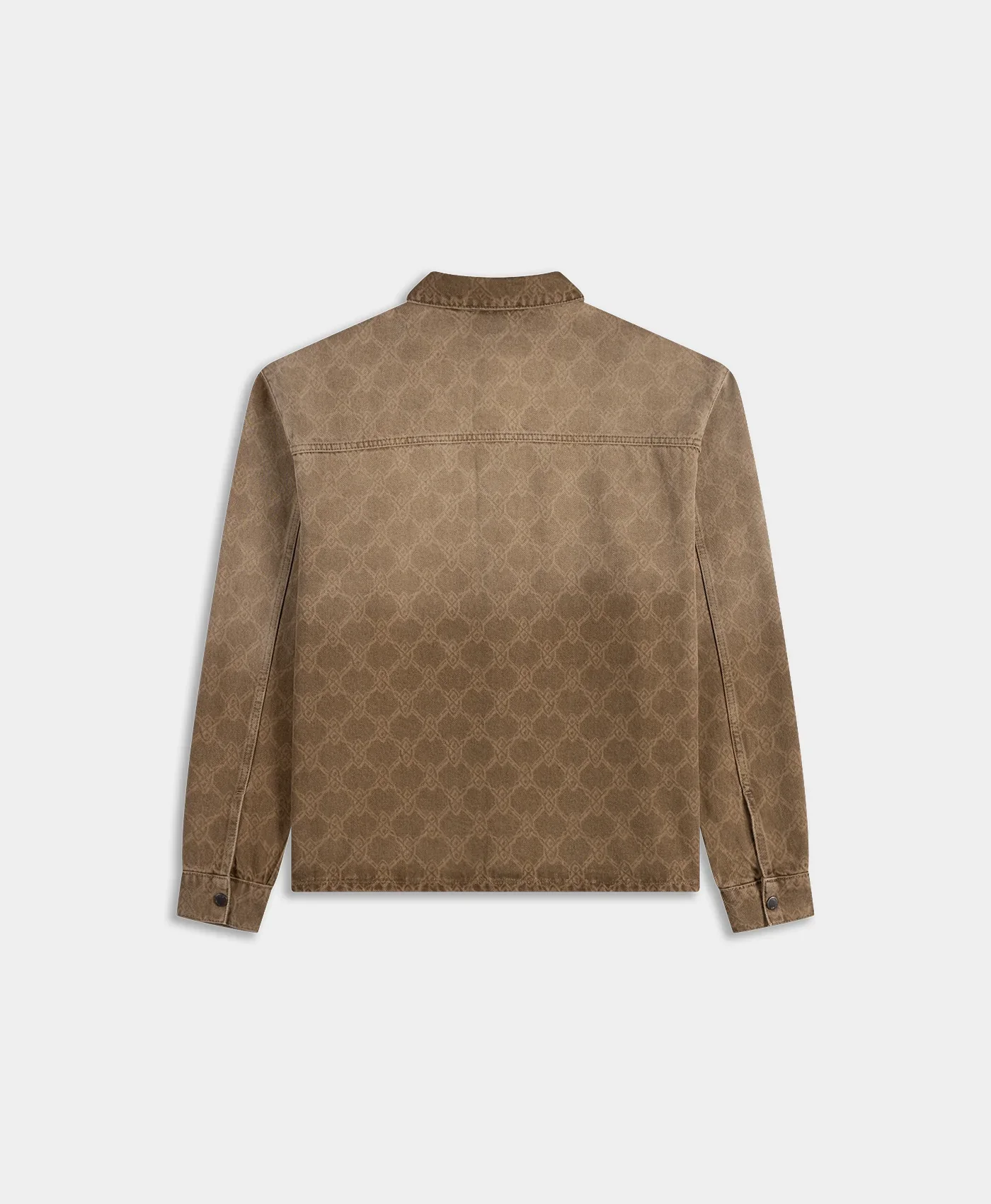 Daily Paper Rahul Faded Shield Denim Shirt - Brown - Image 3