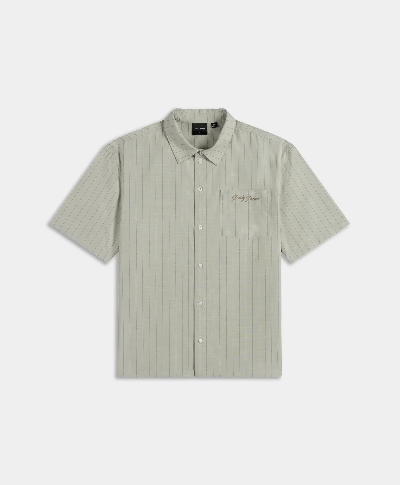 Daily Paper Stripe Script SS Shirt - Beige - Image 2