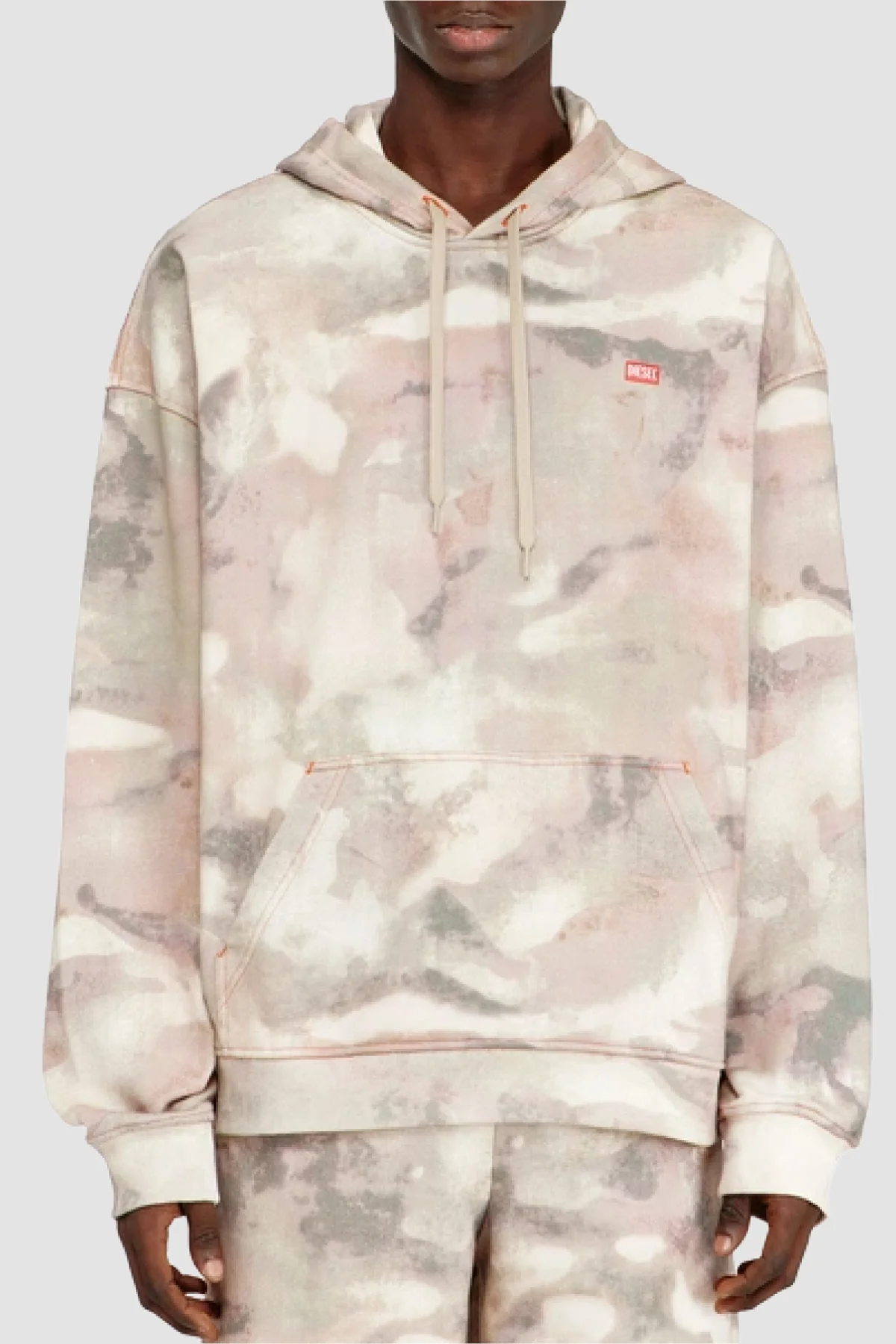 DIESEL S-Boxt-Hood-V1 Hoodie - Beige
