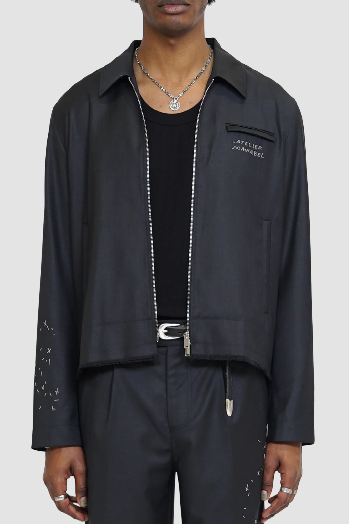 DOMREBEL Backstage Nylon Jacket - Black