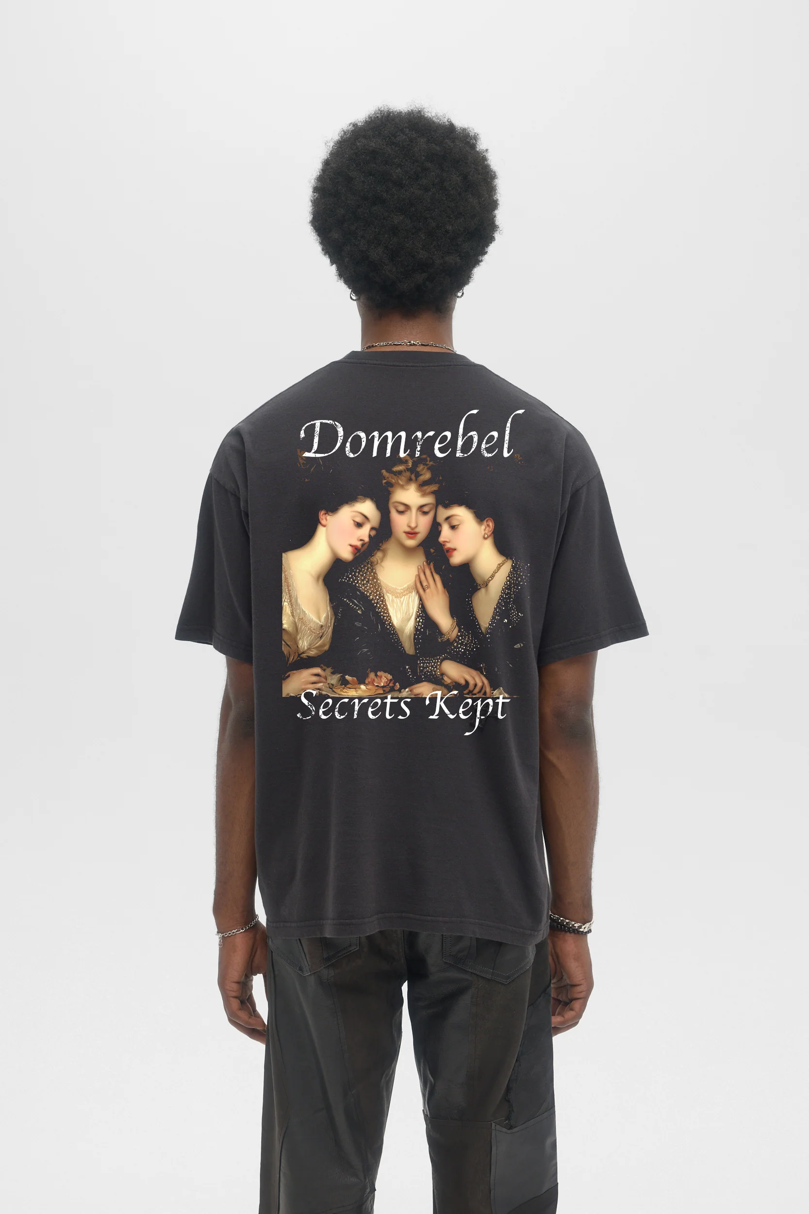 DOMREBEL Hottest Crystals Tee - Black - Image 2