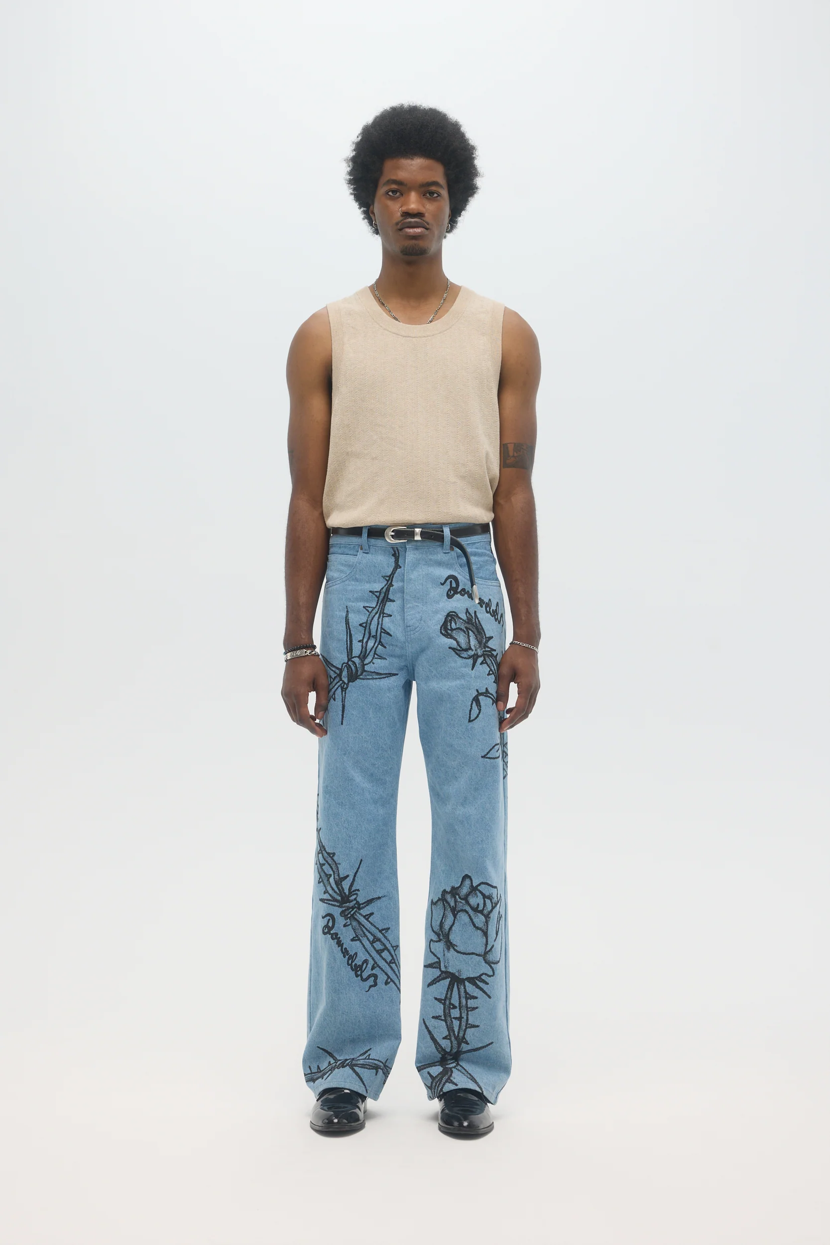 DOMREBEL Inked Jeans - Denim - Image 4