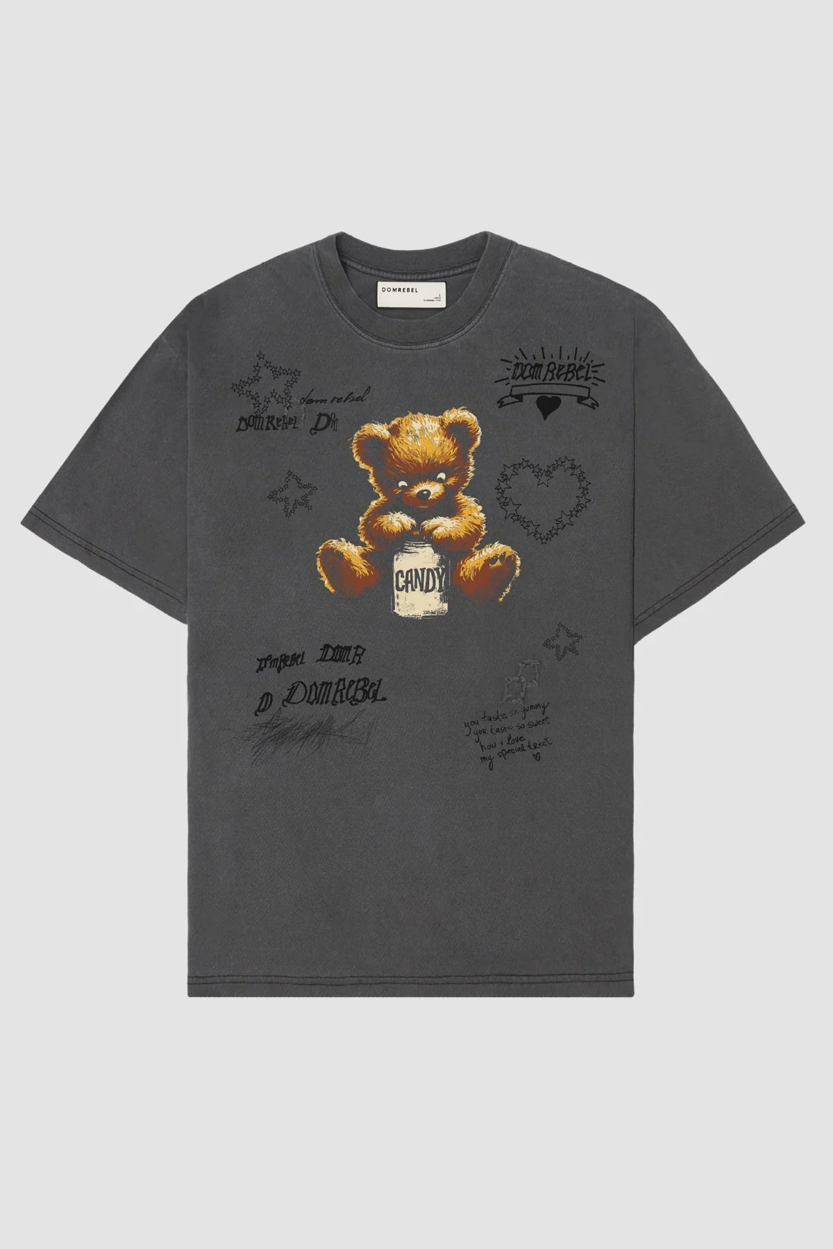 DOMREBEL Treats Tee - Faded Black