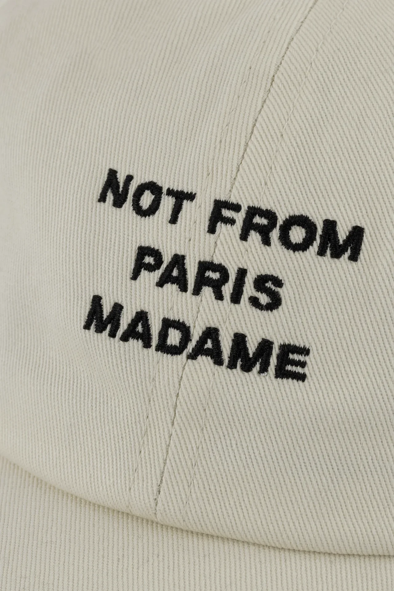 DrĂ´le de Monsieur Casquette Slogan Cap - Mastic - Image 2