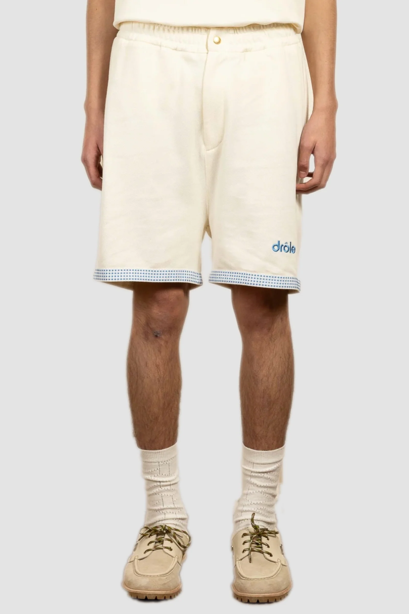 Drôle de Monsieur Piqué Shorts - Off White