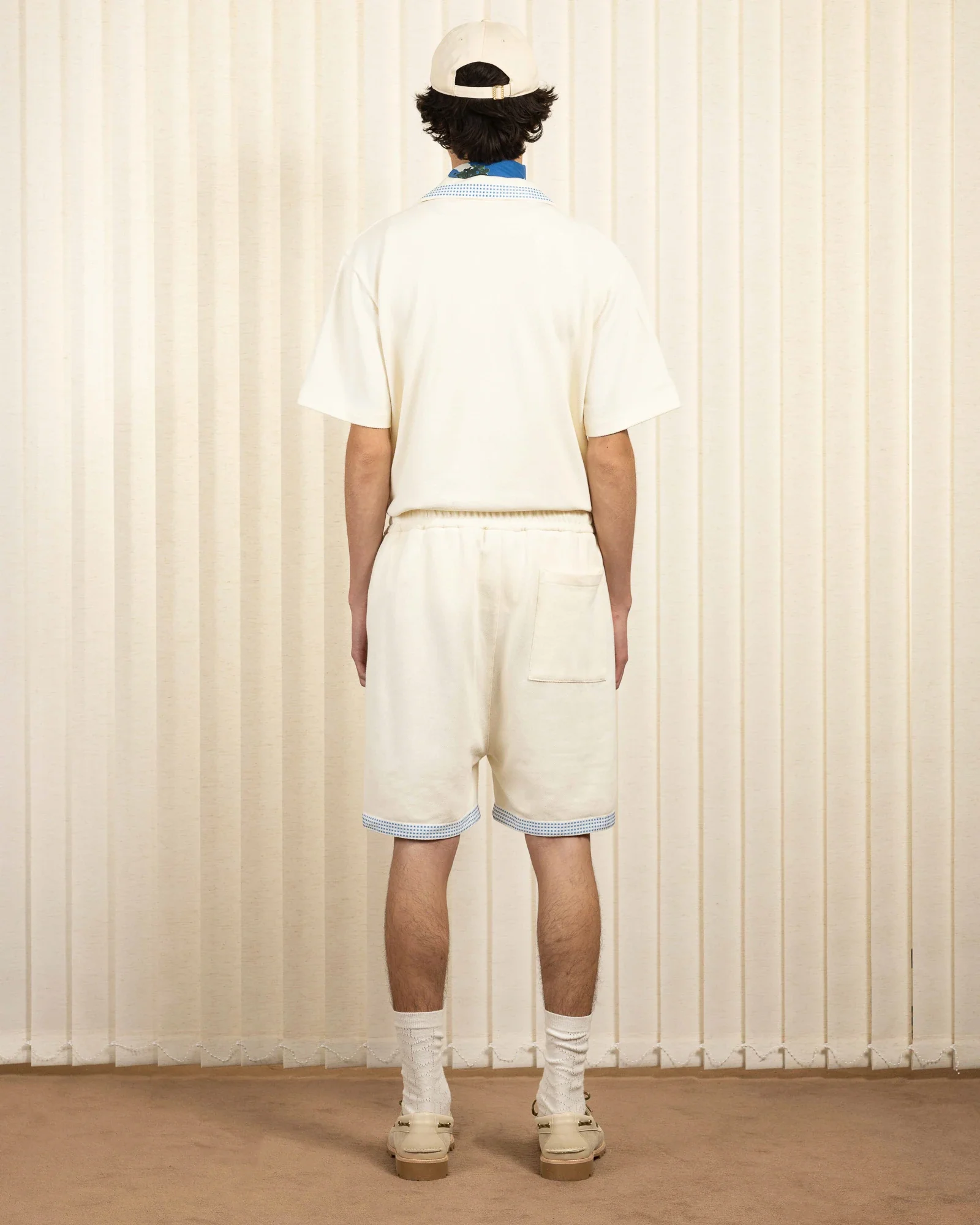 Drôle de Monsieur Piqué Shorts - Off White - Image 3
