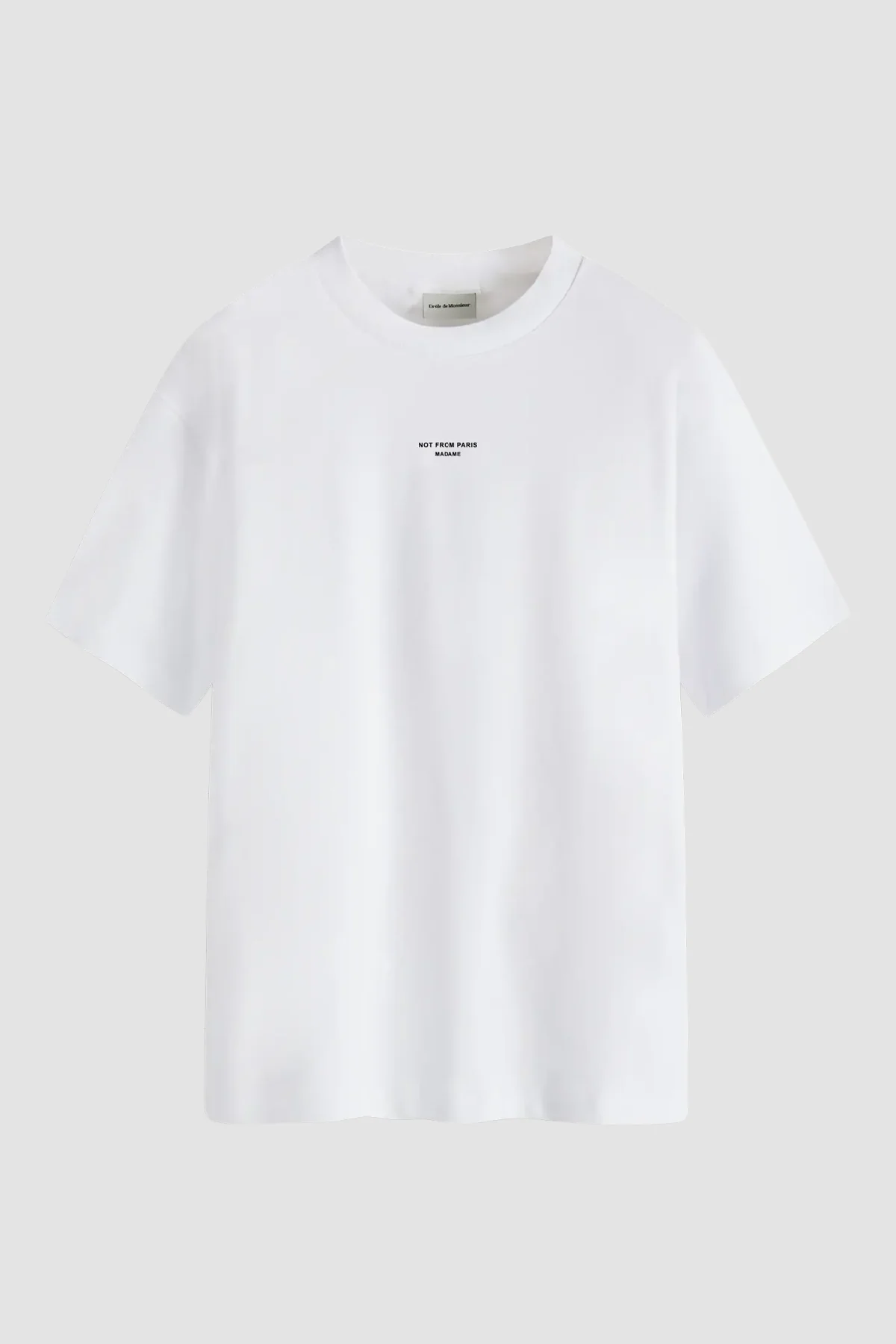 DrĂ´le de Monsieur Slogan Classique Tee - White