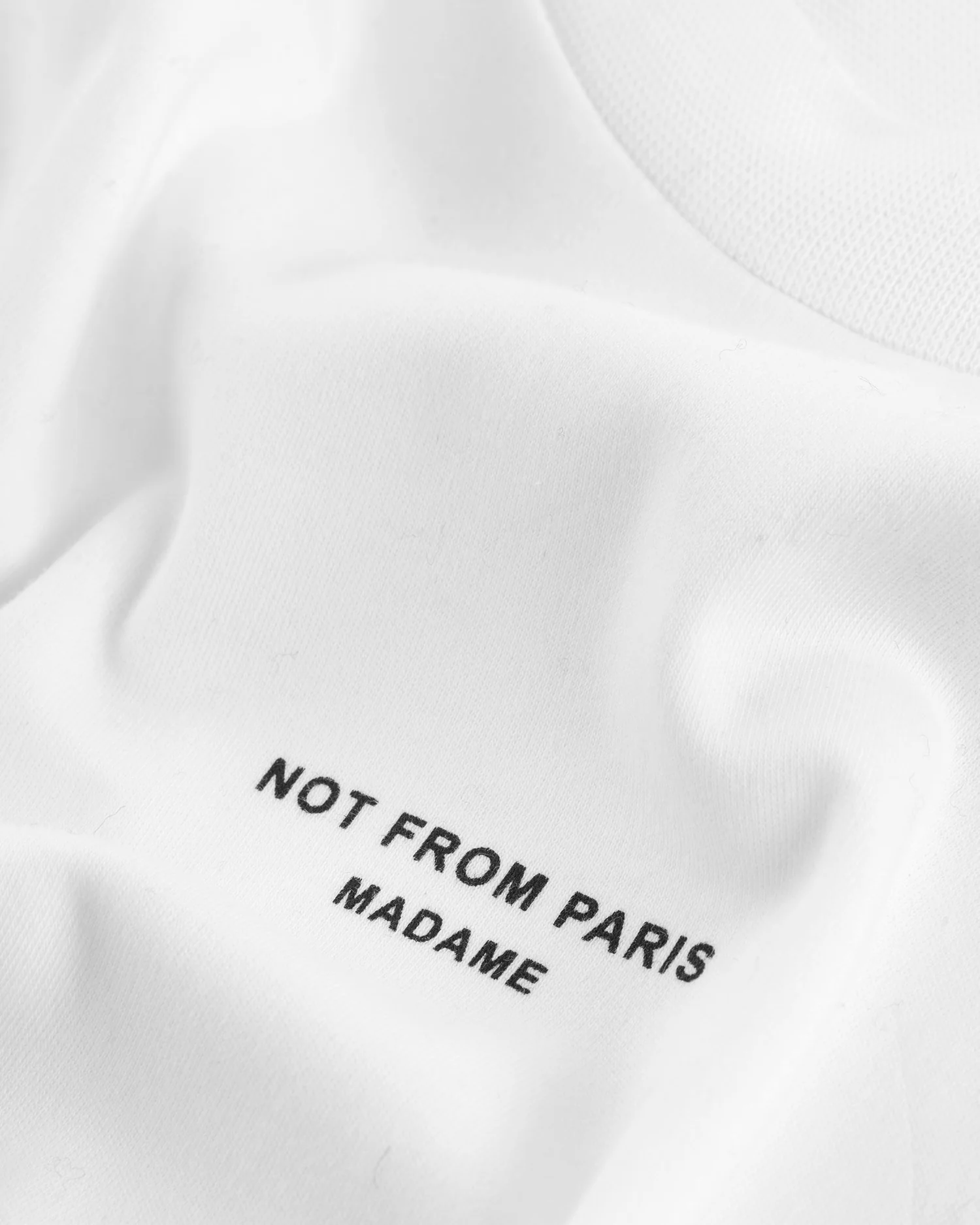 DrĂ´le de Monsieur Slogan Classique Tee - White - Image 2