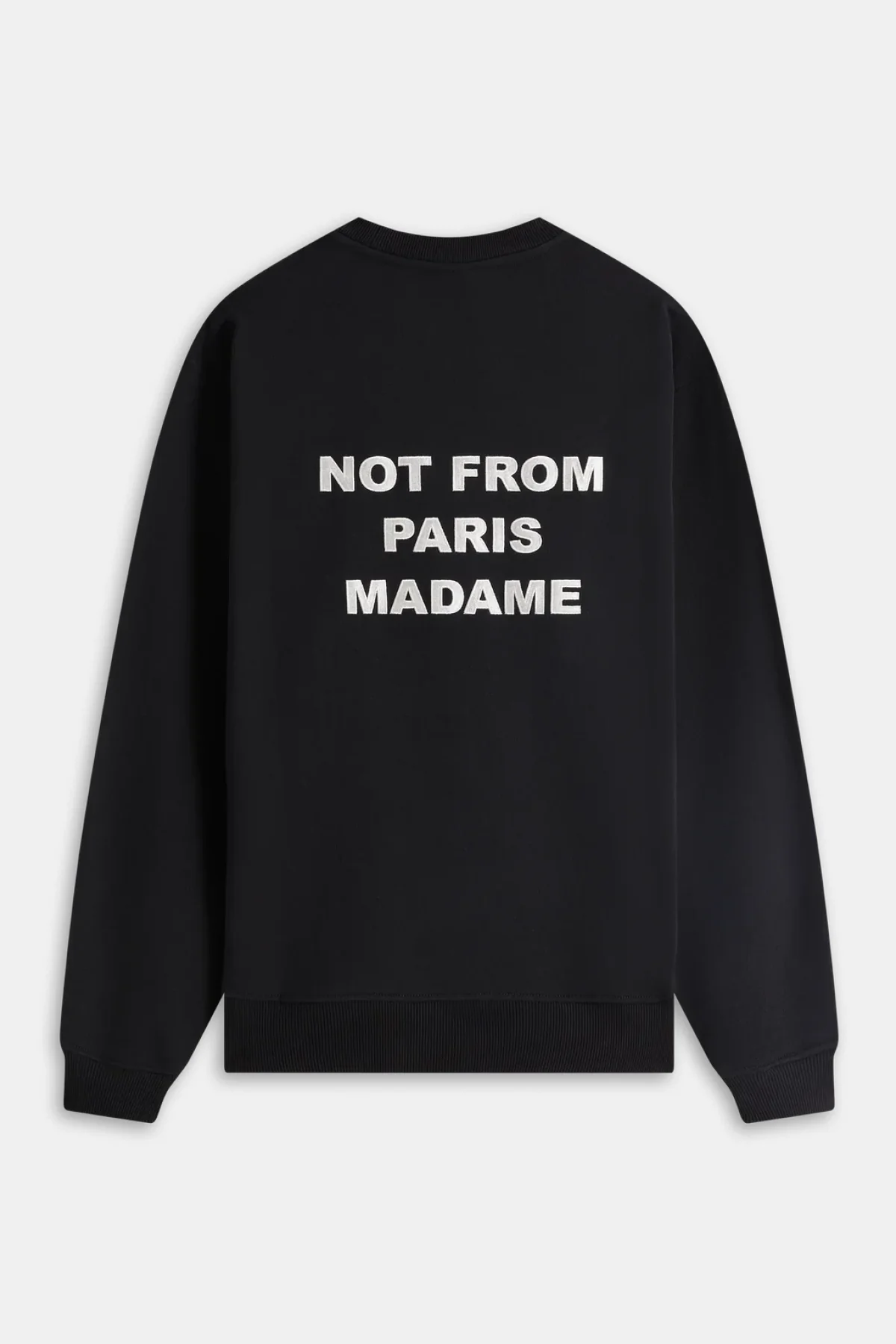 DrĂ´le de Monsieur Slogan Crewneck - Black