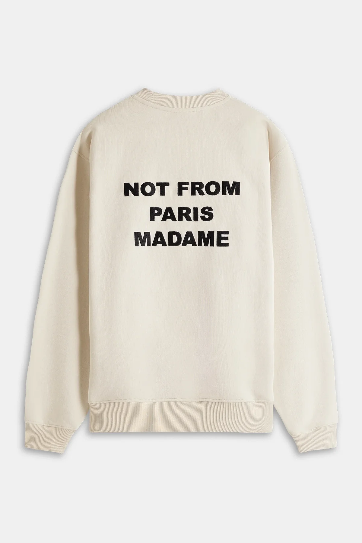 DrĂ´le de Monsieur Slogan Crewneck - Mastic