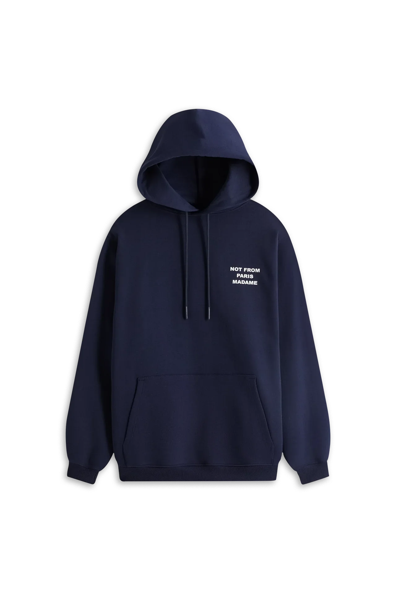 Drôle de Monsieur Slogan Hoodie - Navy - Image 2