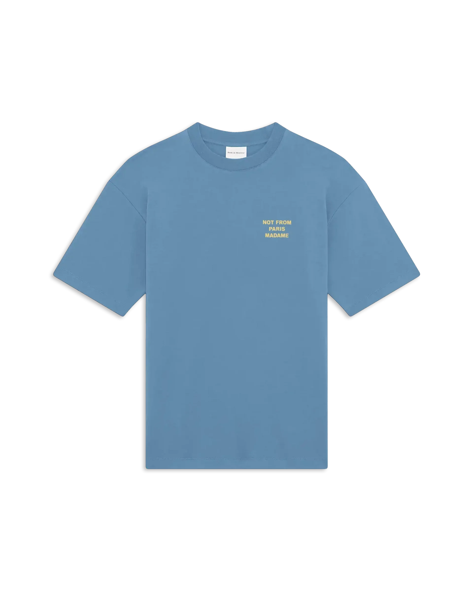 DrĂ´le de Monsieur Slogan Tee - Blue - Image 2