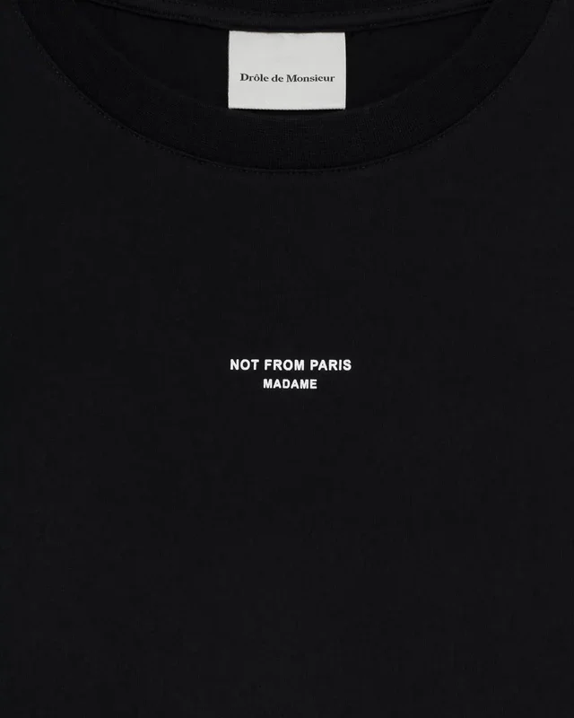 DrĂ´le de Monsieur Sport Slogan Tank - Black - Image 2