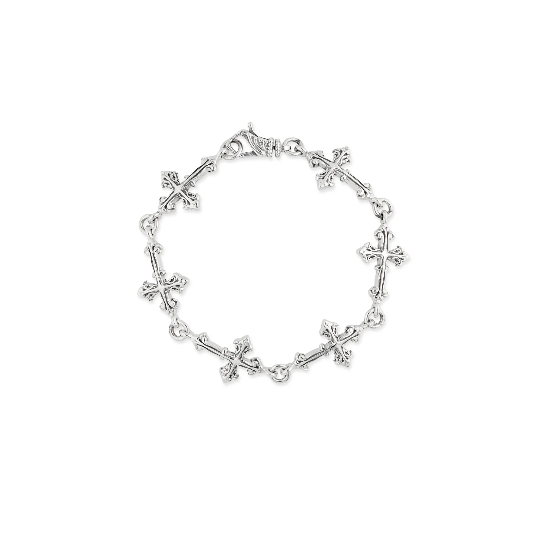 Emanuele Bicocchi Large Multi Cross Bracelet - Silver - Image 2