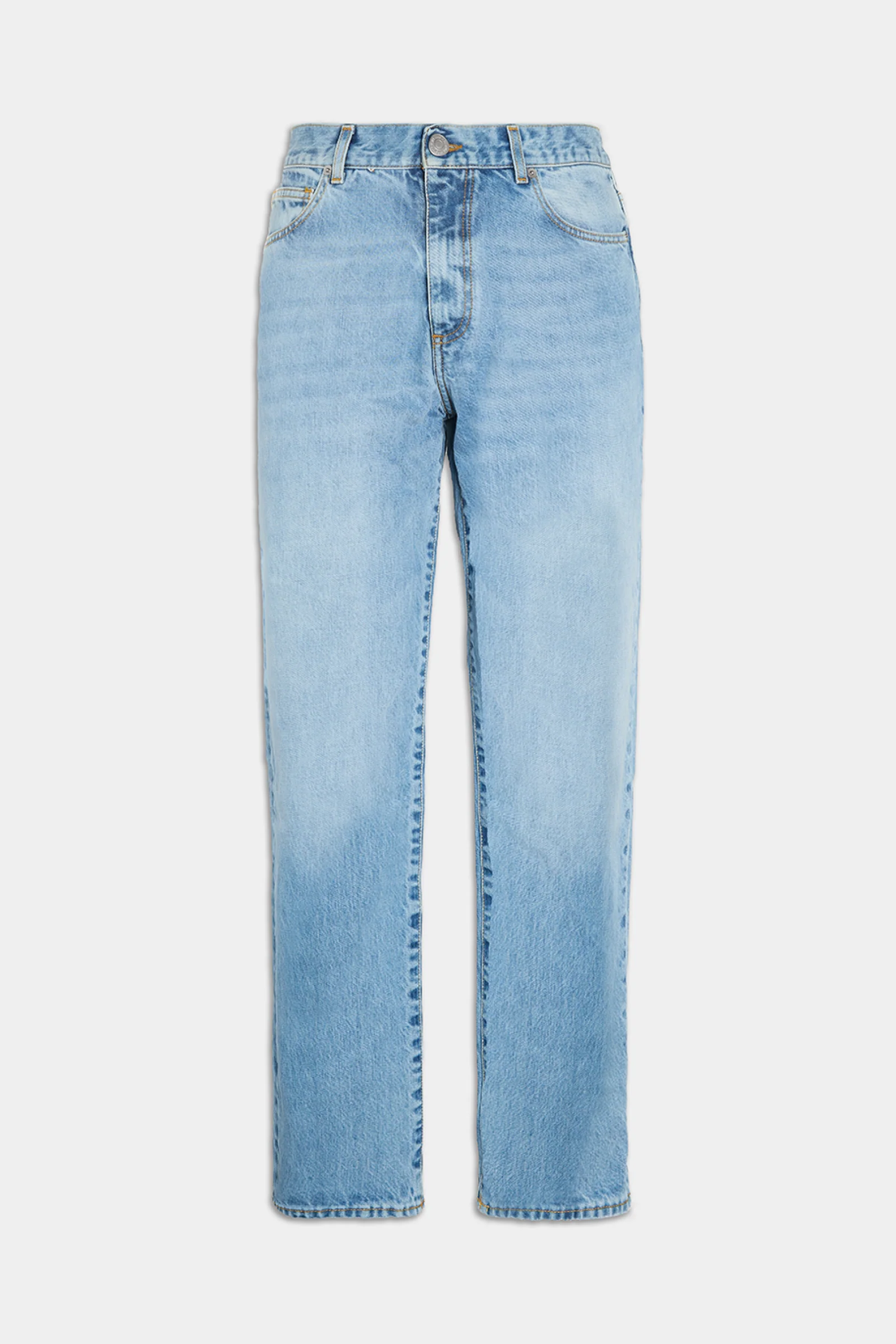 Family First Denim Pants - Light Blue
