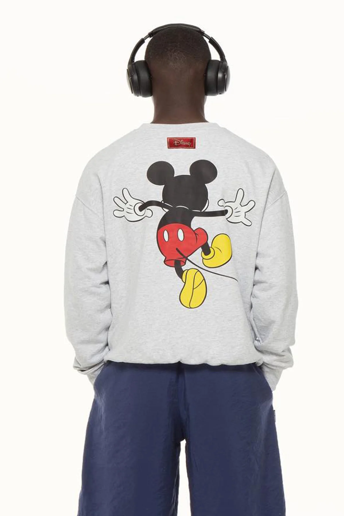 Family First Disney Mouse Crewneck - Grey - Image 2