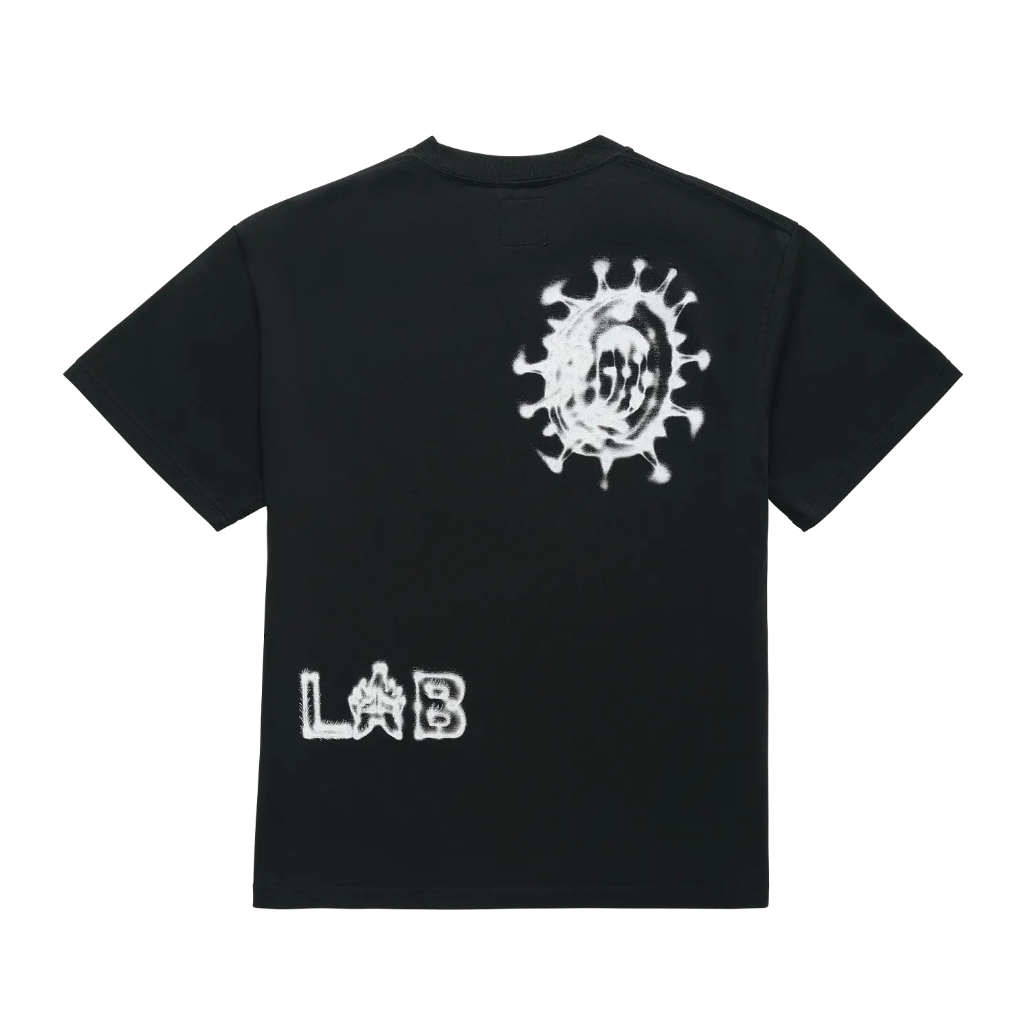 Fox Lab Airbrushed SS Tee - Black - Image 2