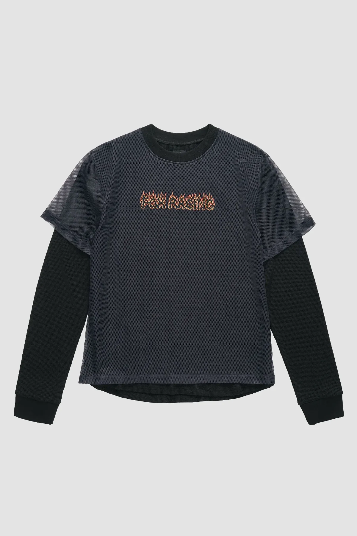 Fox Lab Double Layer LS Tee - Navy