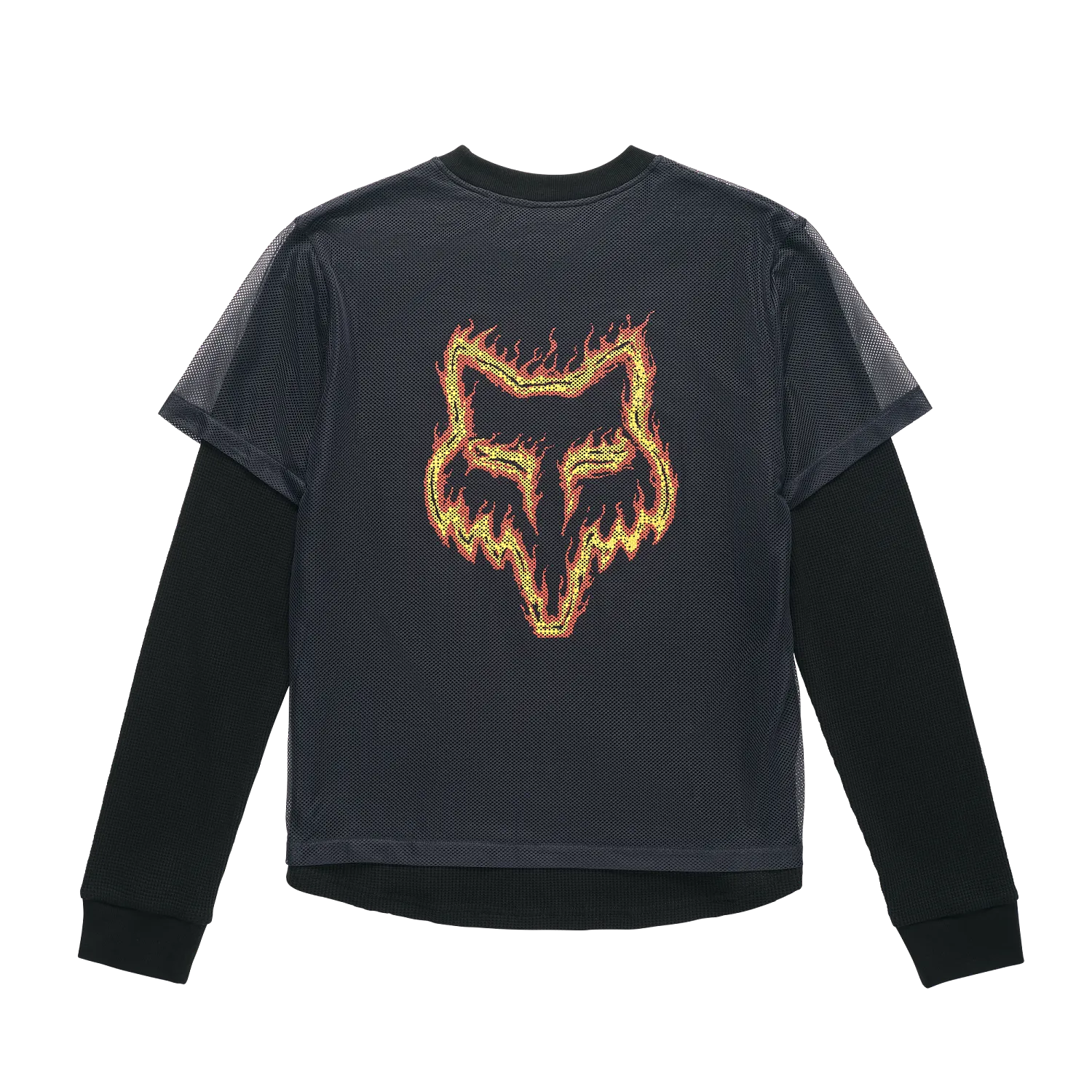 Fox Lab Double Layer LS Tee - Navy - Image 2