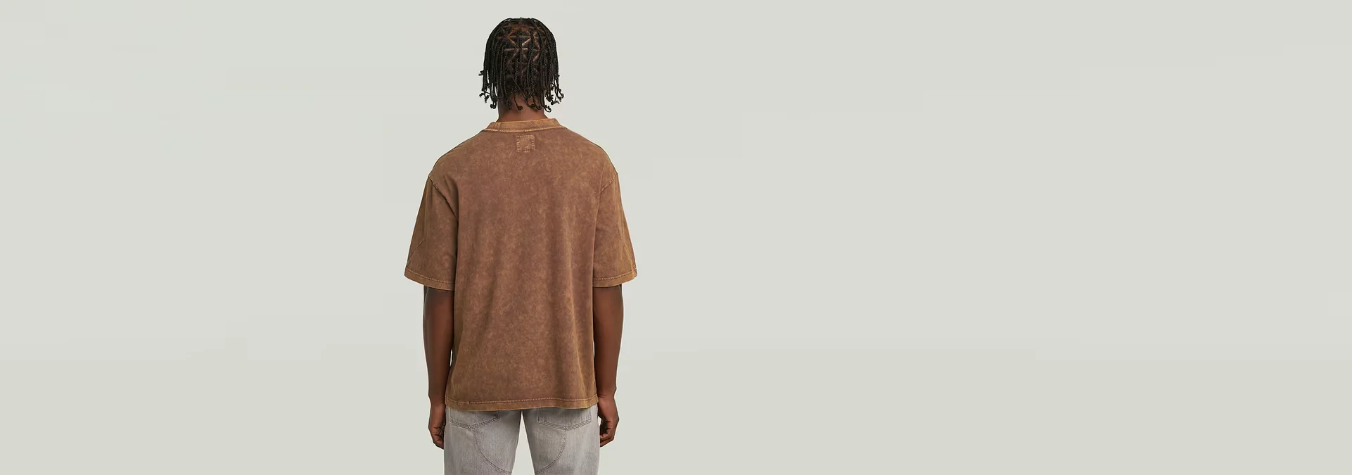 G-Star Washed Pocket T-Shirt - Brown - Image 2