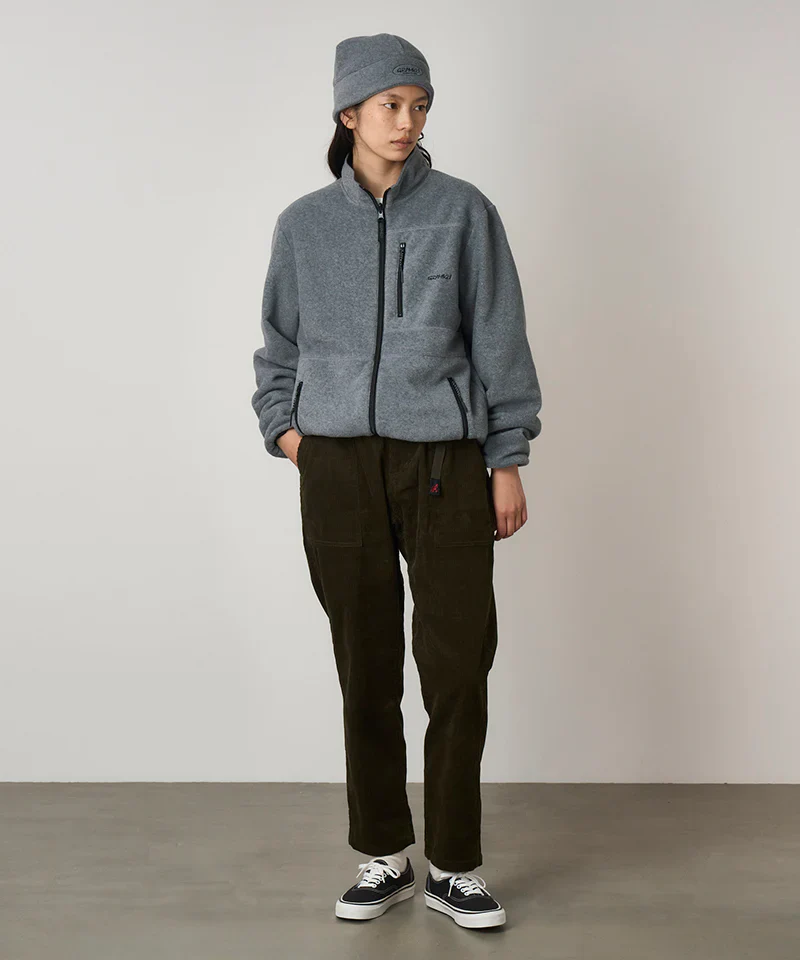 Gramicci Corduroy Loose Tapered Ridge Pants - Olive - Image 2