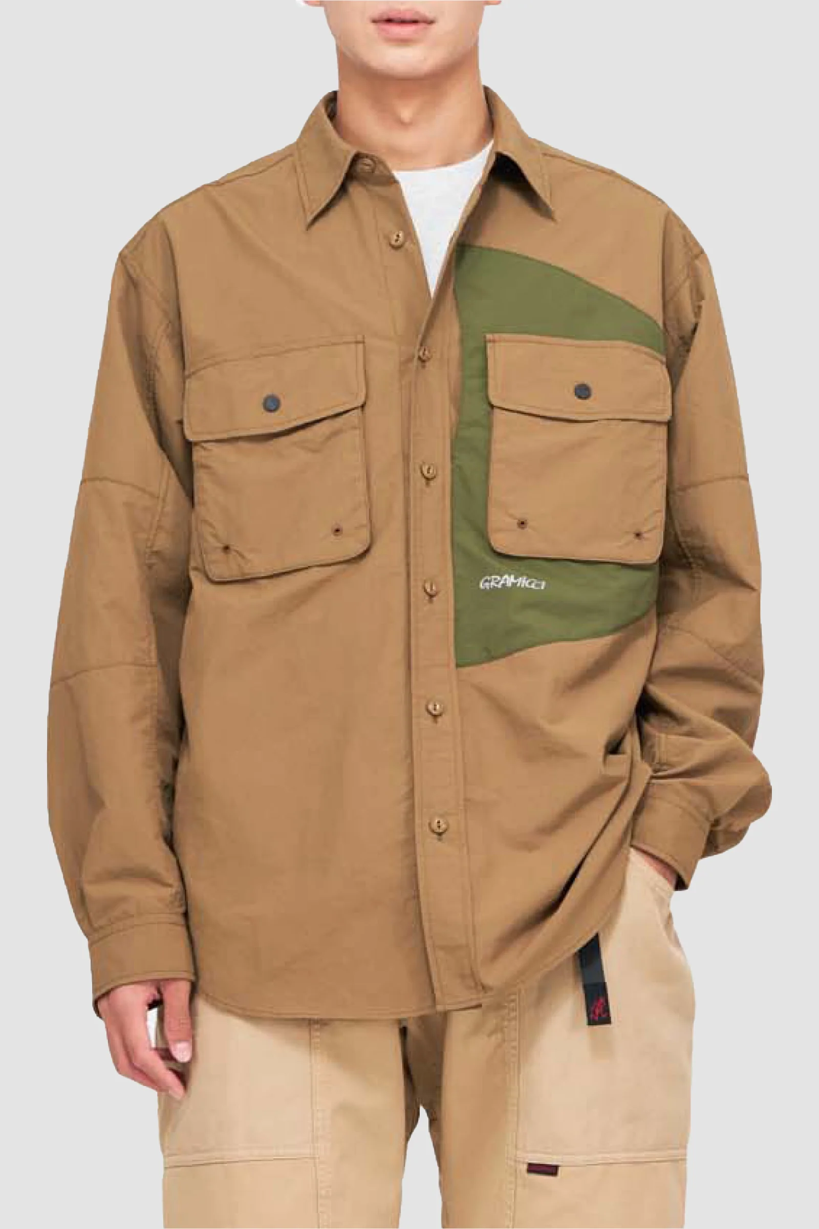 Gramicci Nylon Brentwood Shirt - Beige