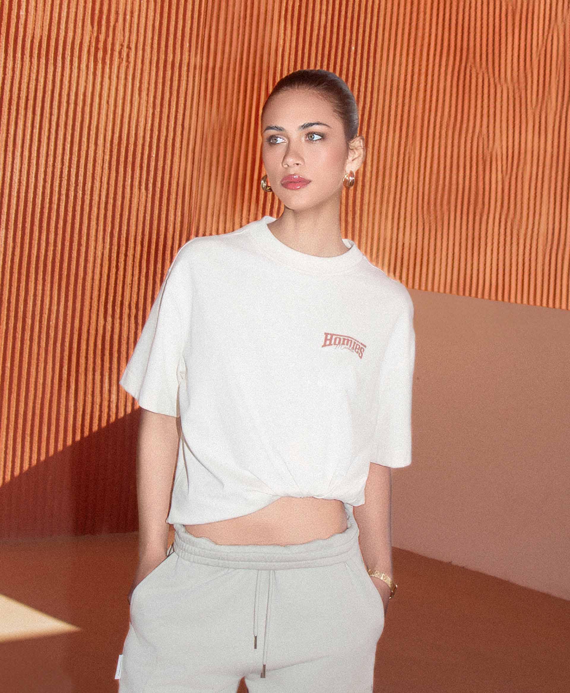 Homies Marbella Sunset Boulevard Tee - Beige - Image 6