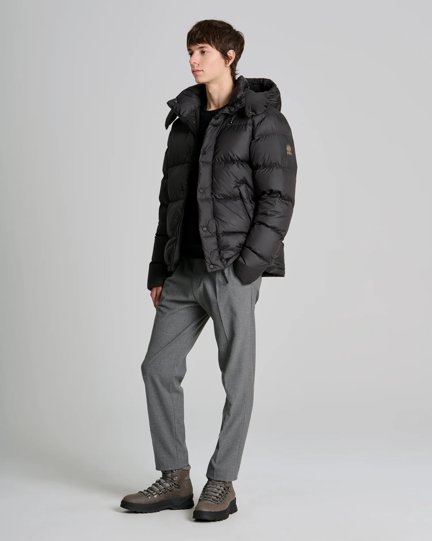 Kanuk Mens Down Jacket Misto Stf - Black - Image 5