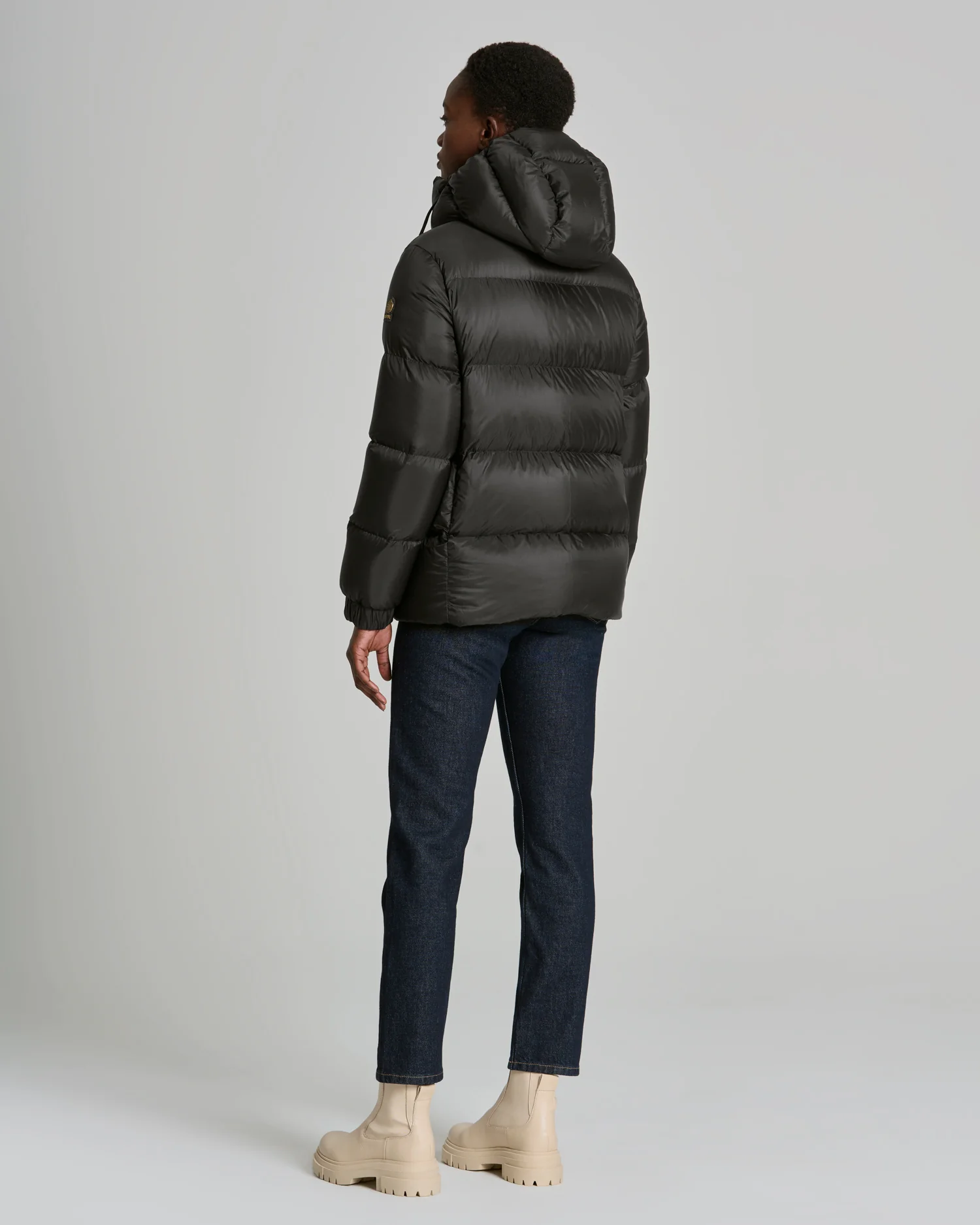 Kanuk Womens Down Jacket Molly STF - Dusty Black - Image 4