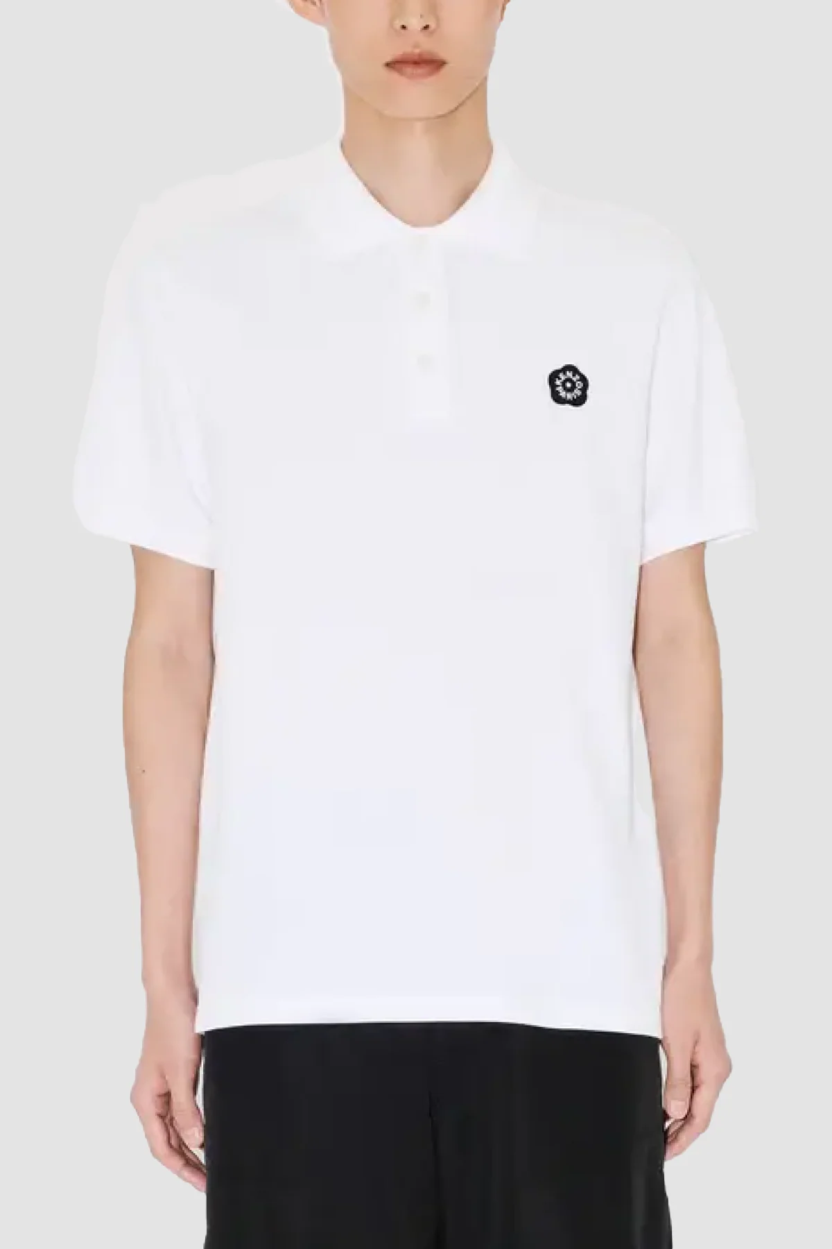 Kenzo Gots Boke Flower 2 Slim Polo - White