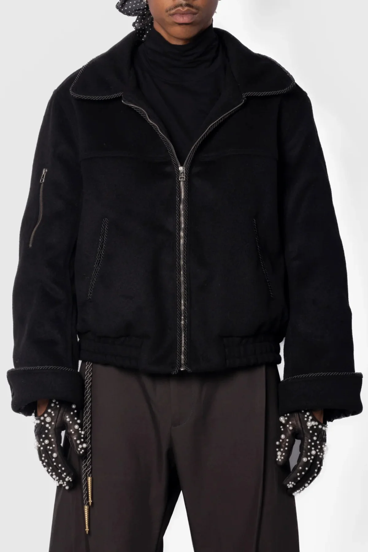 Kody Phillips Lasso Wool Jacket - Black