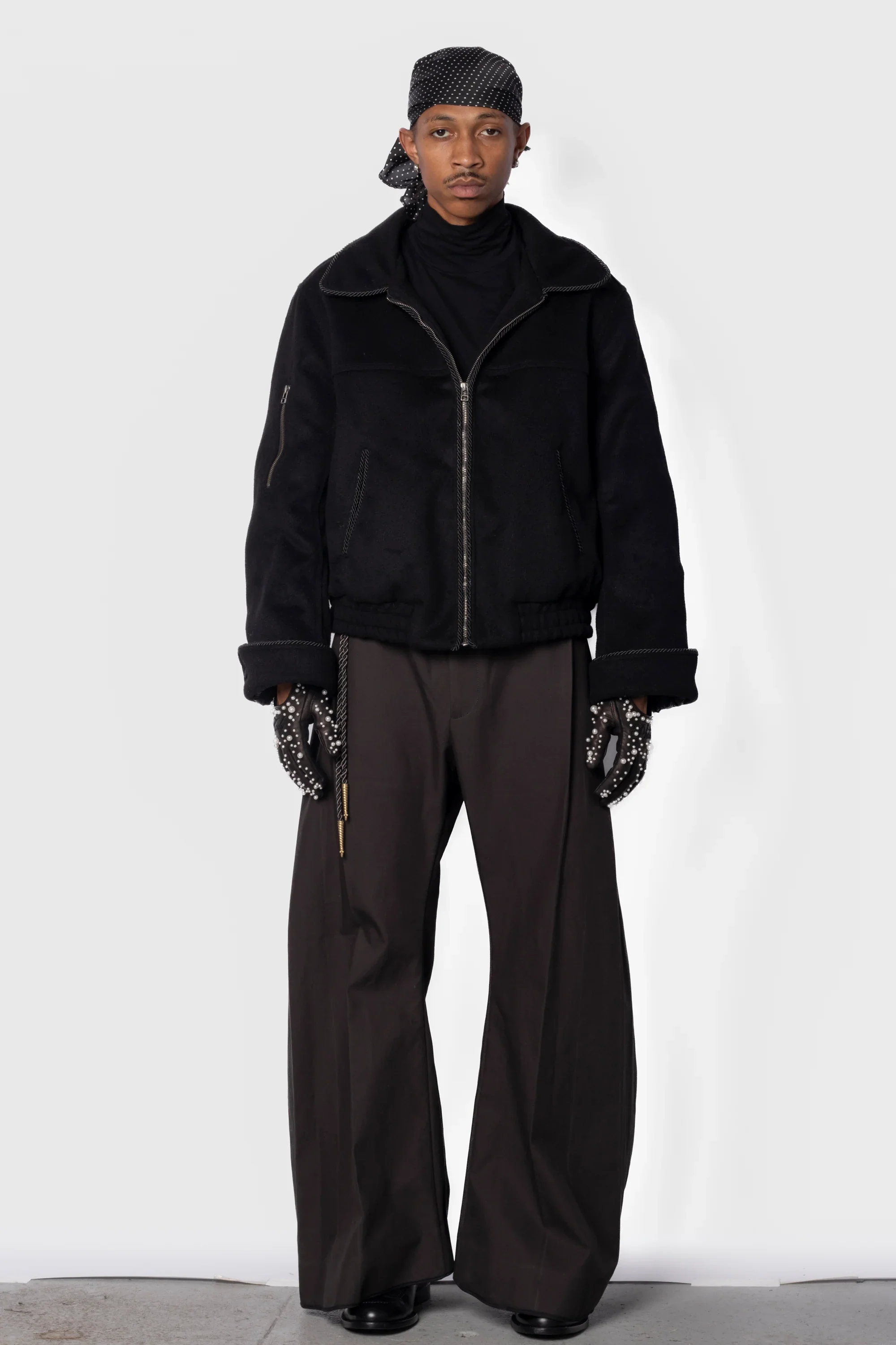 Kody Phillips Lasso Wool Jacket - Black - Image 2