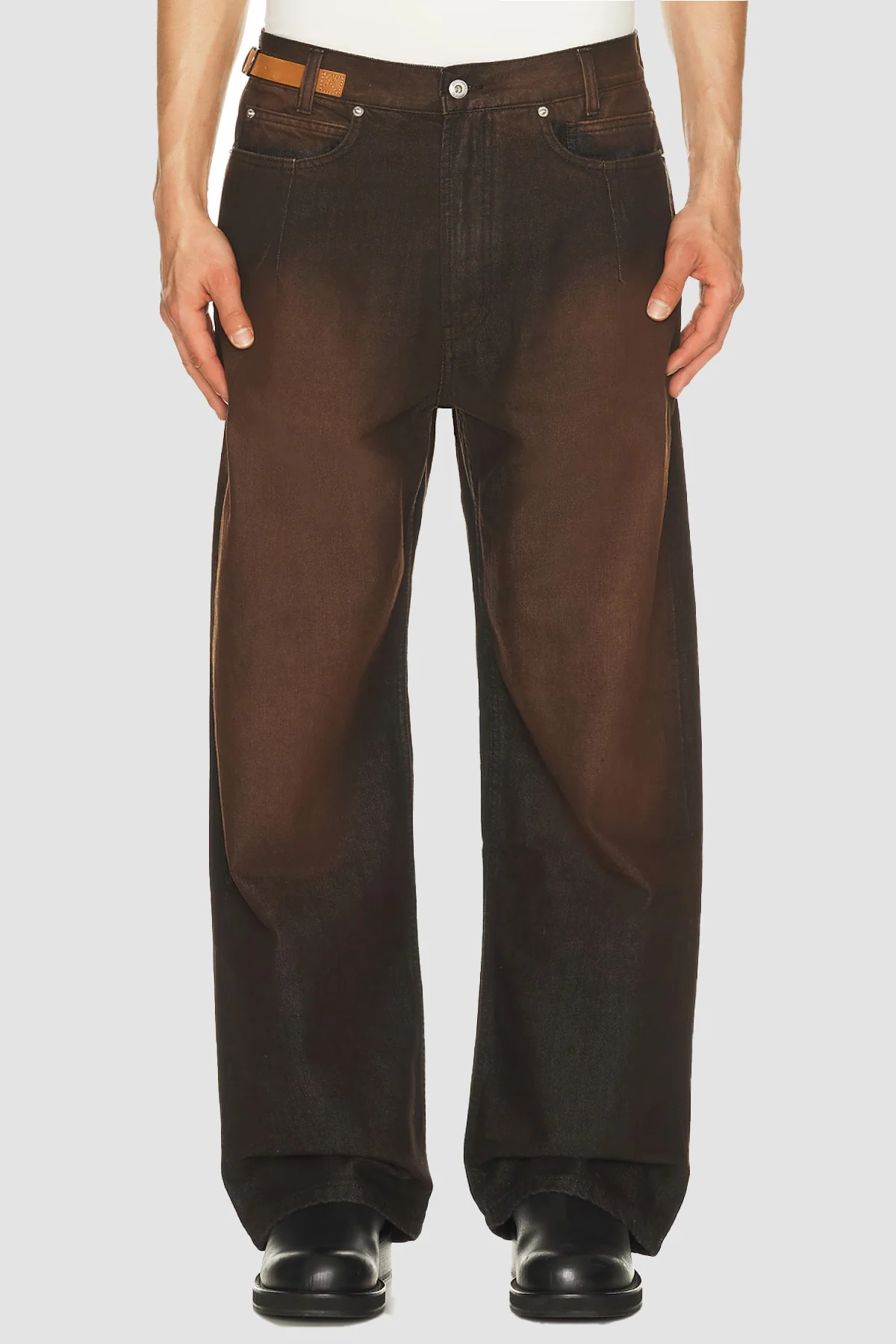 Kody Phillips Traveler Straight Jeans - Brown
