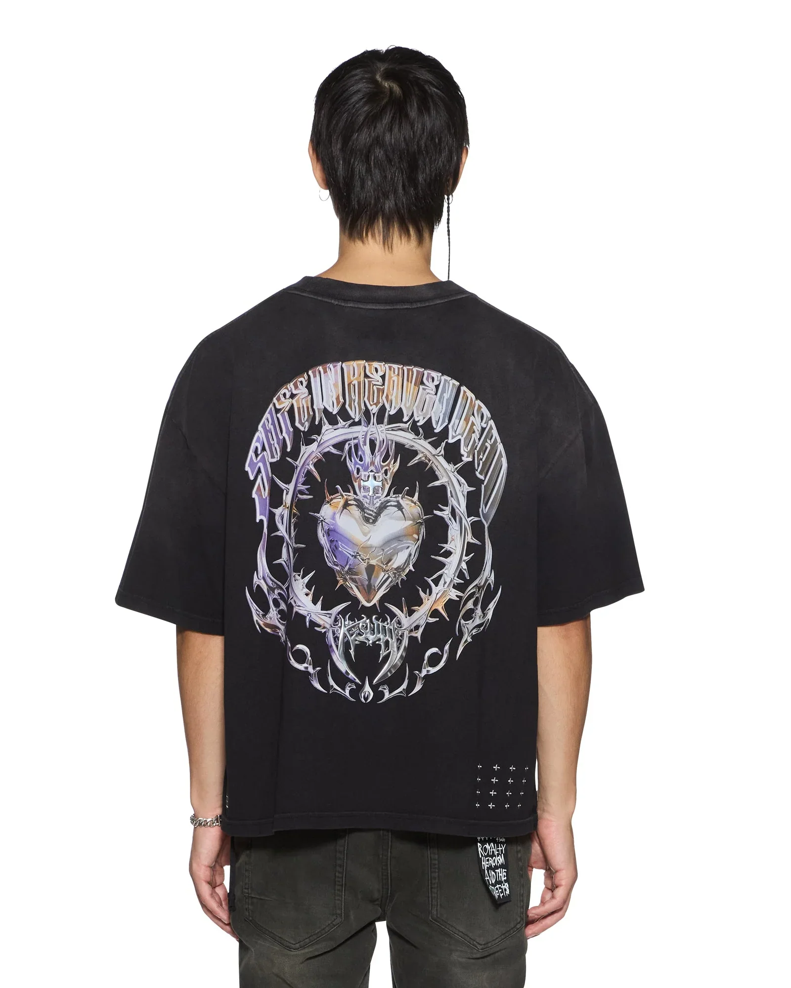 Ksubi Anguish Halen SS Tee - Jet Black - Image 2