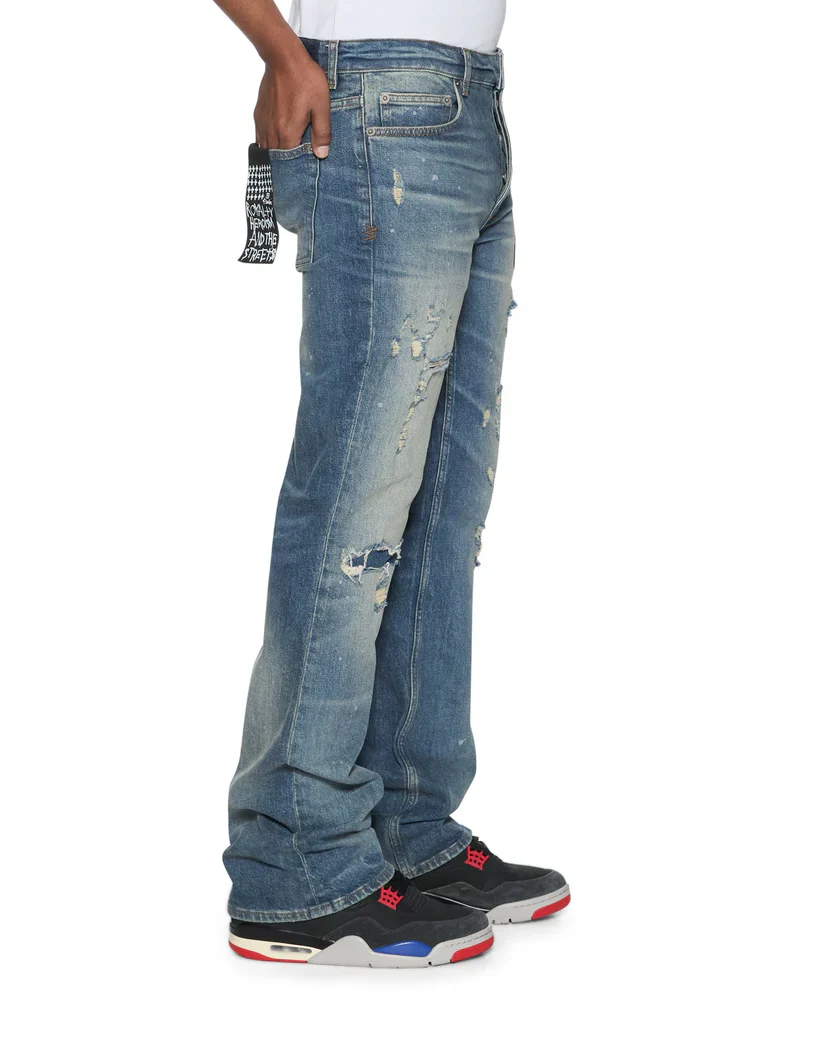 Ksubi Bronko Hendrix Blue Repair Jeans - Denim - Image 2