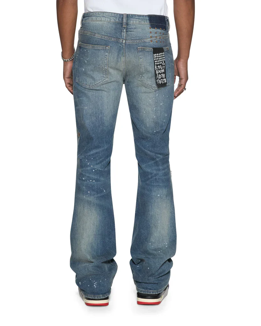 Ksubi Bronko Hendrix Blue Repair Jeans - Denim - Image 3