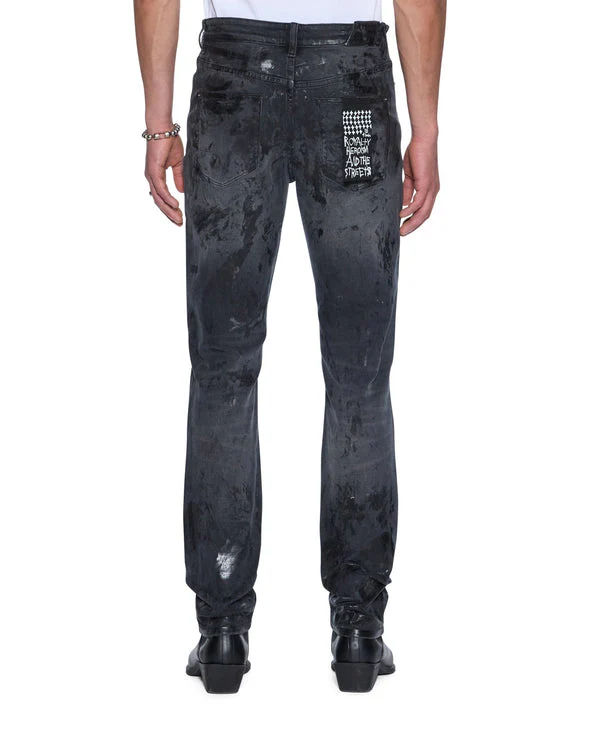 Ksubi Chitch Powder Grey Praying Jeans - Black - Image 3