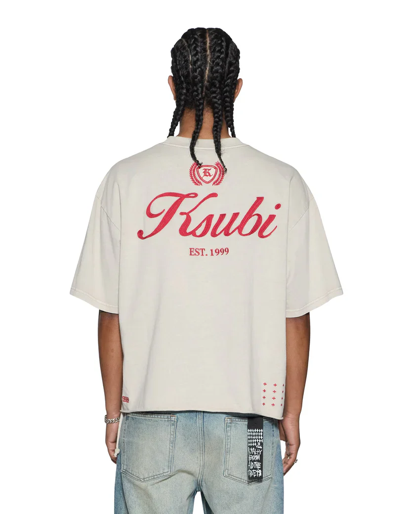 Ksubi Klasse Halen SS Tee - Smoke - Image 2