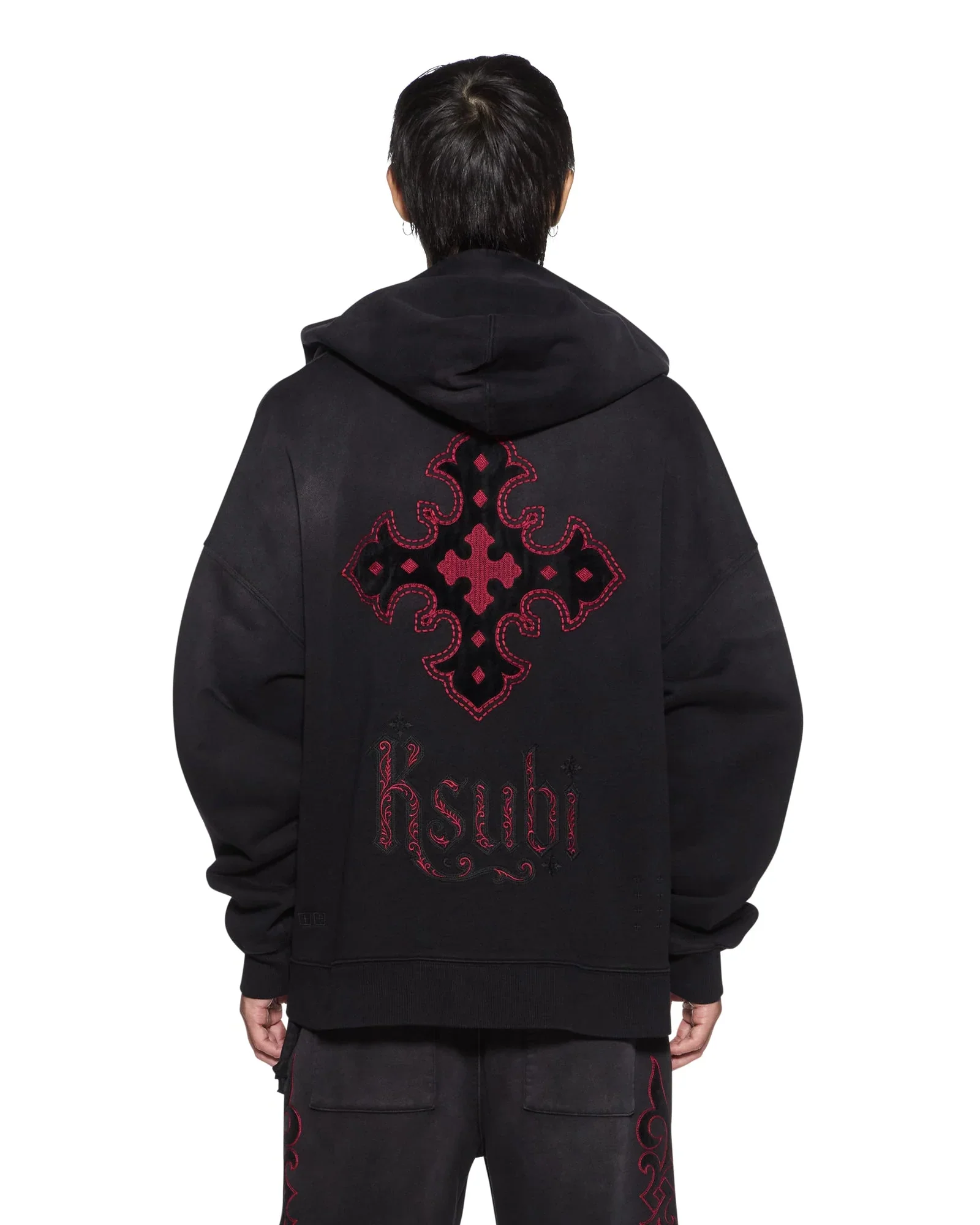 Ksubi Paise Ekcess Hoodie - Black Fade - Image 2