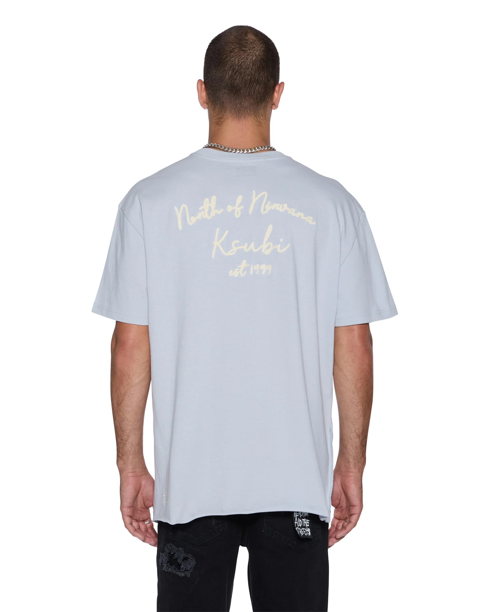 Ksubi Salud Biggie Tee - Blue - Image 2