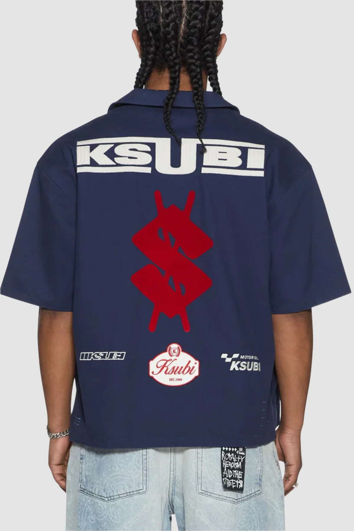 Ksubi Zoom Boiler SS Shirt – Navy