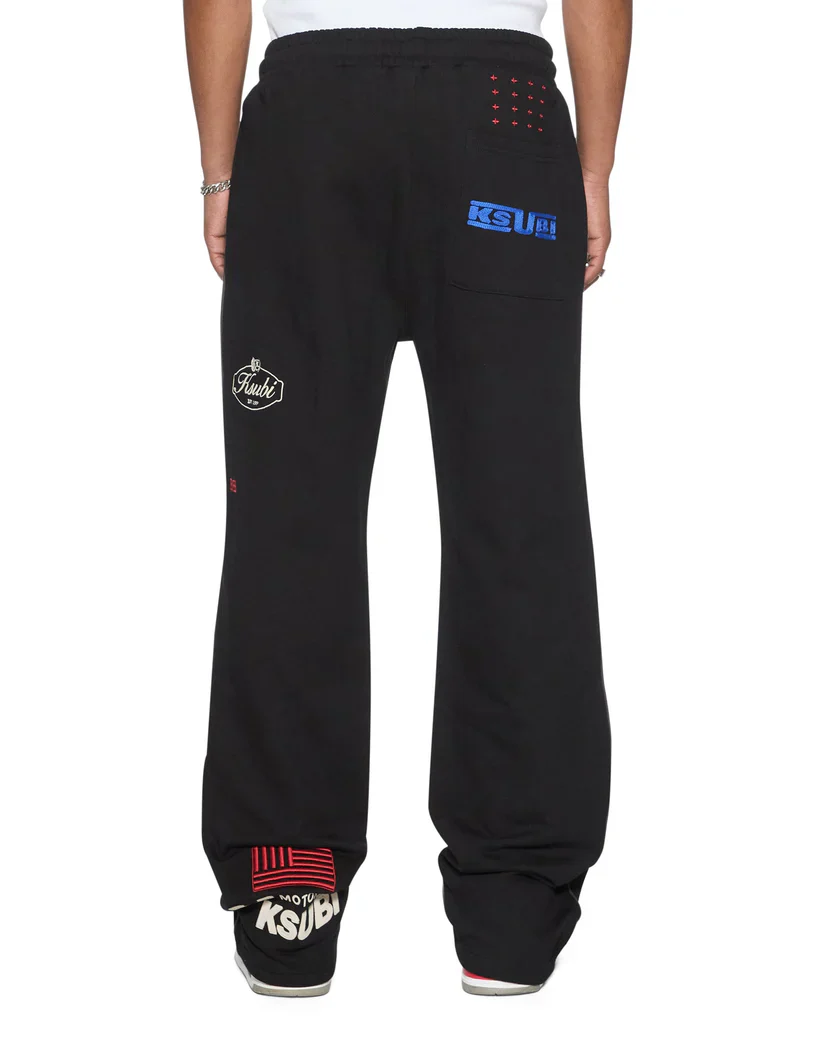 Ksubi Zoom Synthesis Track Pants - Black - Image 3