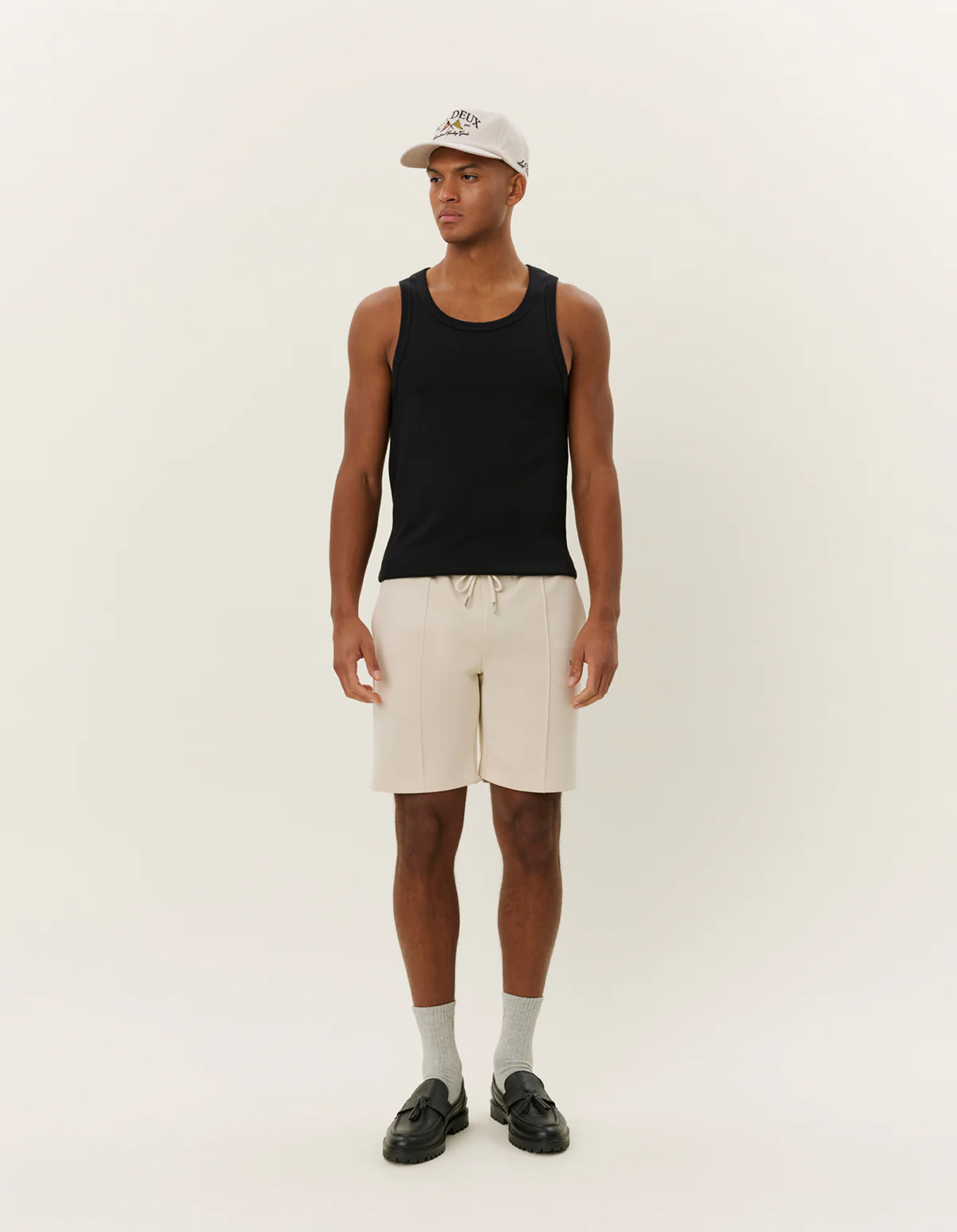 Les Deux Ballier Track Shorts - Ivory - Image 3